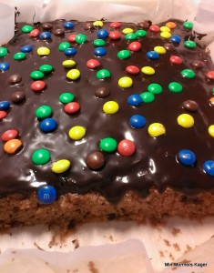 Banankage m/chokolade og skumfiduser