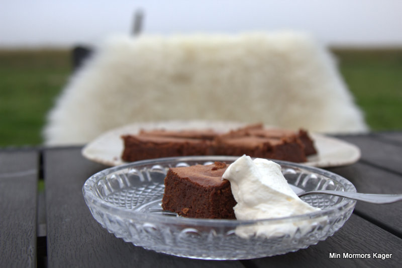 Chokoladekage med kakaomælk