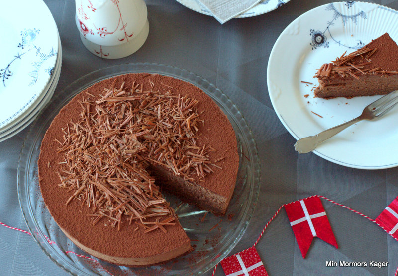 Chokolademousse-kage